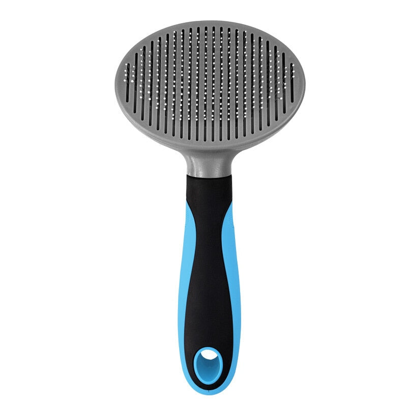 Benepaw Efficient Self Cleaning Slicker Pet Grooming Brush For Small Large Dogs Cats Comfortable Safe Anti-slip Comb For Pets