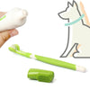 Pet Toothbrush Kit With Soft Dog Finger Toothbrush Pet Multi-angle Cleaning Tooth Dog Cat Dental Care ToothBrushes Set for Pets