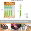 Pet Toothbrush Kit With Soft Dog Finger Toothbrush Pet Multi-angle Cleaning Tooth Dog Cat Dental Care ToothBrushes Set for Pets