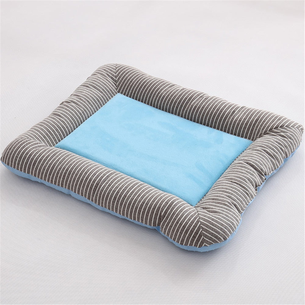 Cooling Pet Bed For Dogs house dog beds for large dogs Pets Products For Puppies dog bed mat Cool Breathable Cat sofa supplies