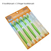 Pet Toothbrush Kit With Soft Dog Finger Toothbrush Pet Multi-angle Cleaning Tooth Dog Cat Dental Care ToothBrushes Set for Pets