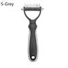 New Hair Removal Comb for Dogs Cat Detangler Fur Trimming Dematting Brush Grooming Tool For matted Long Hair Curly Pet