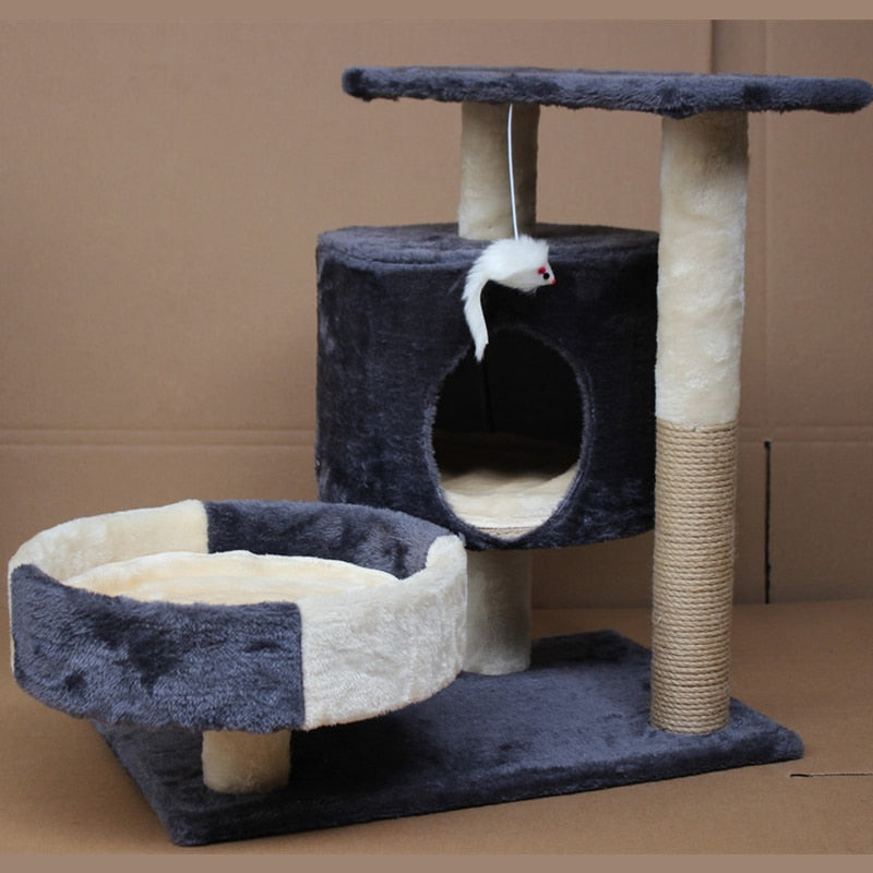 Cat&#39;s Climbing Tree Tower Pets Play Tree Scratching Tree arbre a chat Climbing Jumping Toy Frame Pets rascador gato